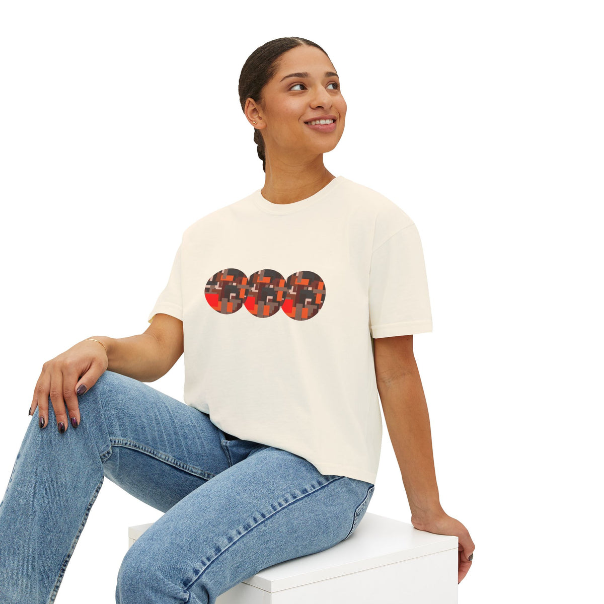 Circle Story — Women's Boxy T-Shirt