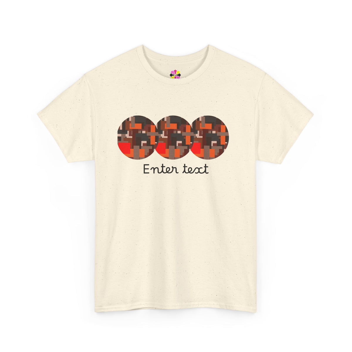 Circle Story — Geometric Graphic T-Shirt