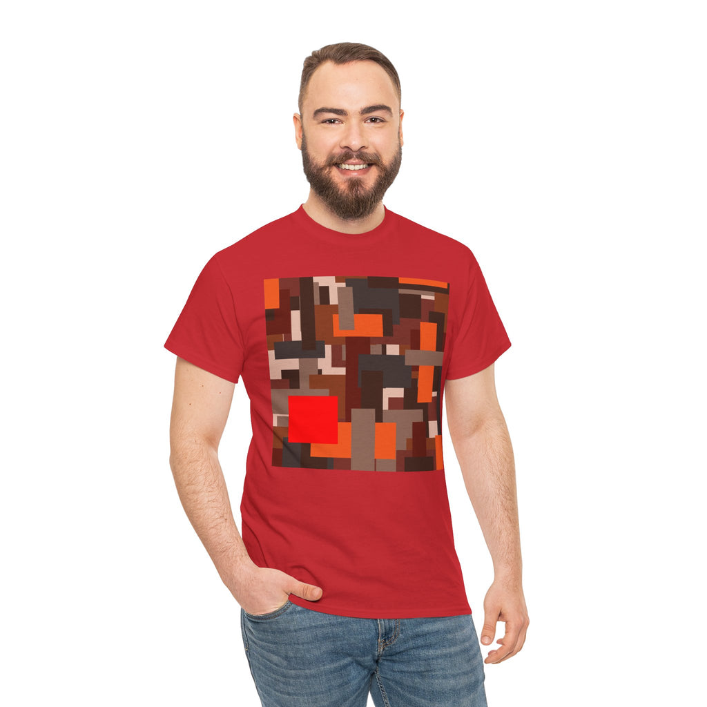 Scarlet Structure — Unisex Heavy Cotton T-Shirt
