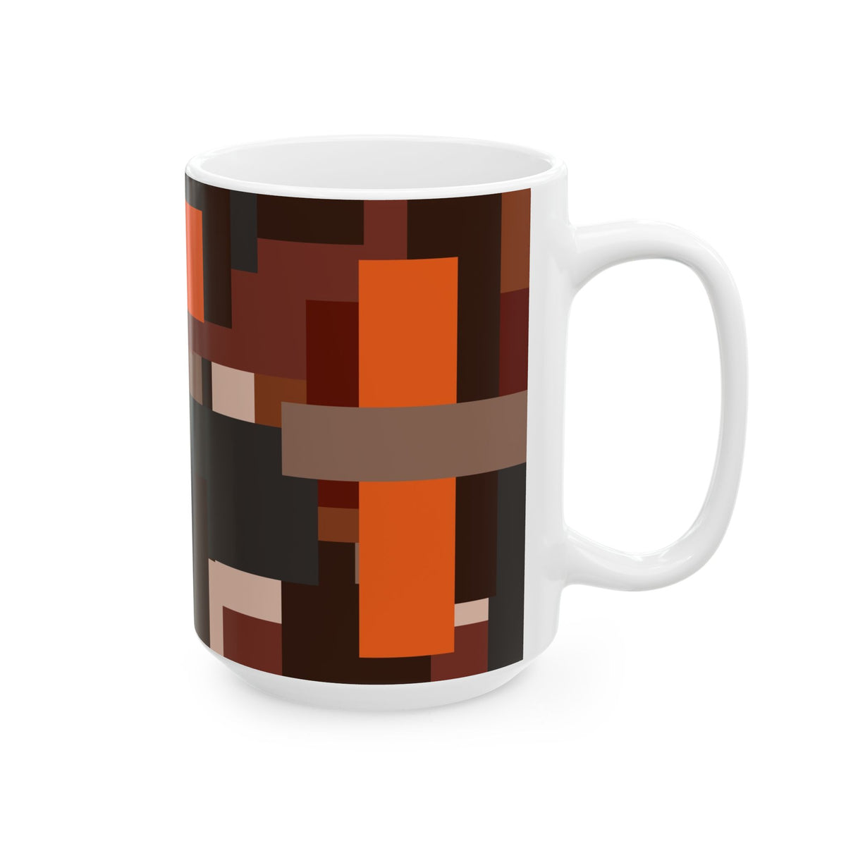 Scarlet Structure — Ceramic Mug (11oz & 15oz)