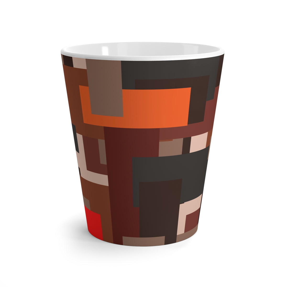 Scarlet Structure — Latte Mug (12oz)