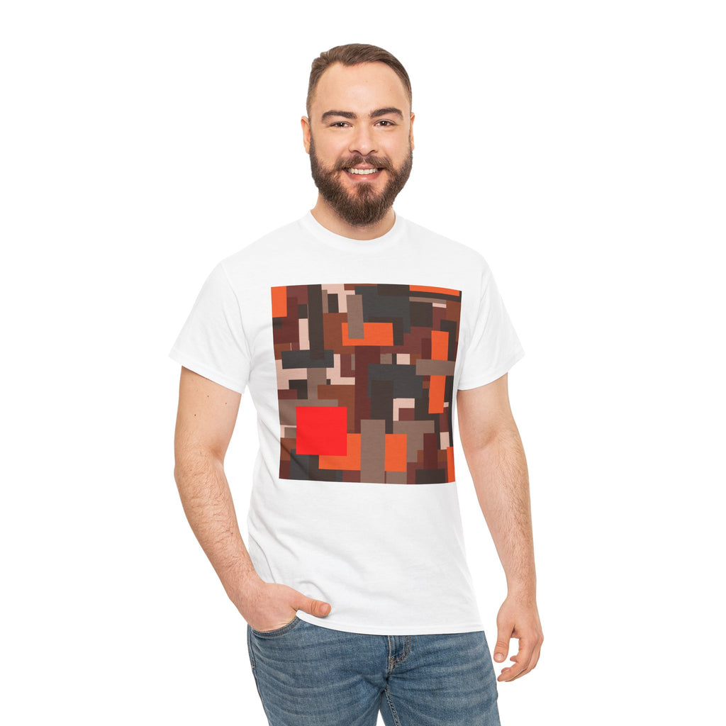 Scarlet Structure — Unisex Heavy Cotton T-Shirt