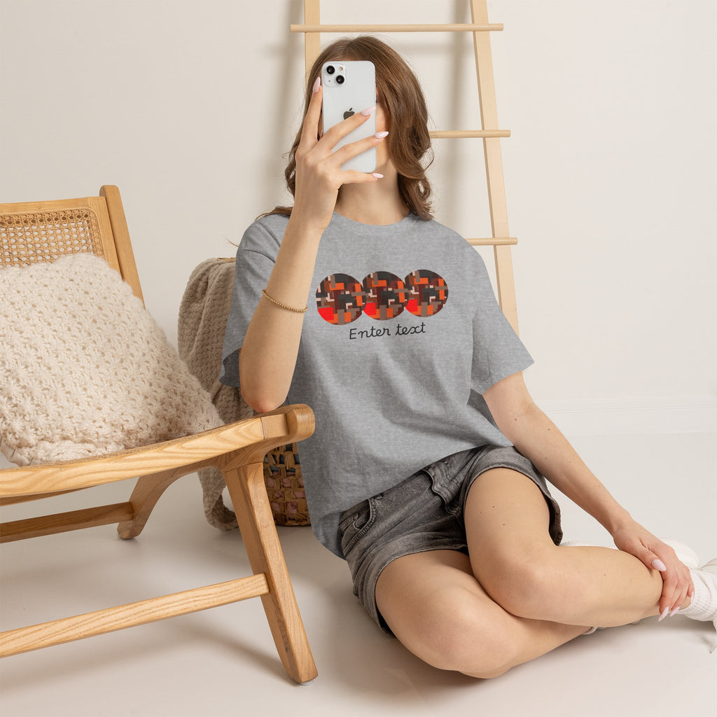 Circle Story — Geometric Graphic T-Shirt
