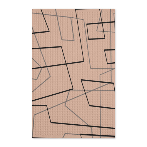 Beige Beauty, Waffle Double-Sided Tea Towel