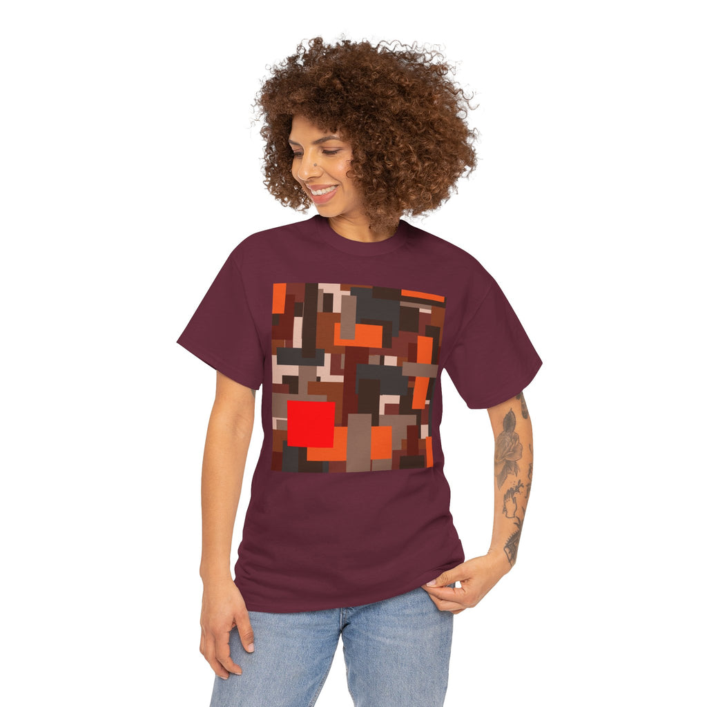 Scarlet Structure — Unisex Heavy Cotton T-Shirt