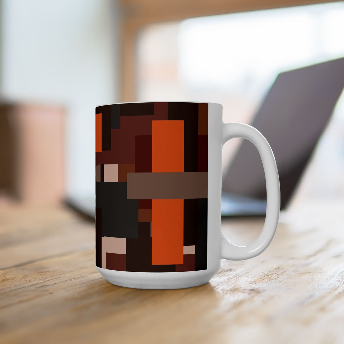 Scarlet Structure — Ceramic Mug (11oz & 15oz)