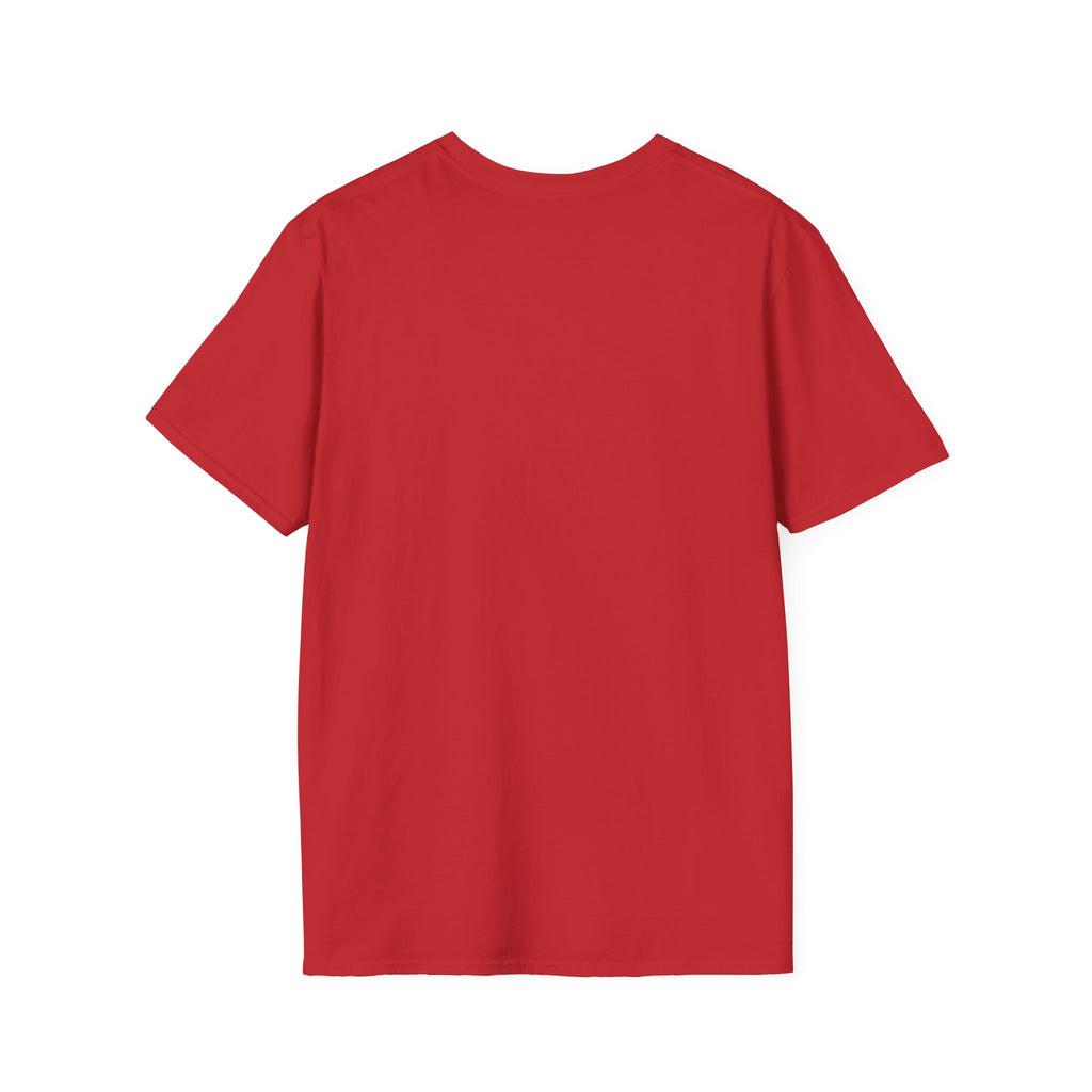Geometric Line Art Tee — Pink Symmetry Graphic T-Shirt