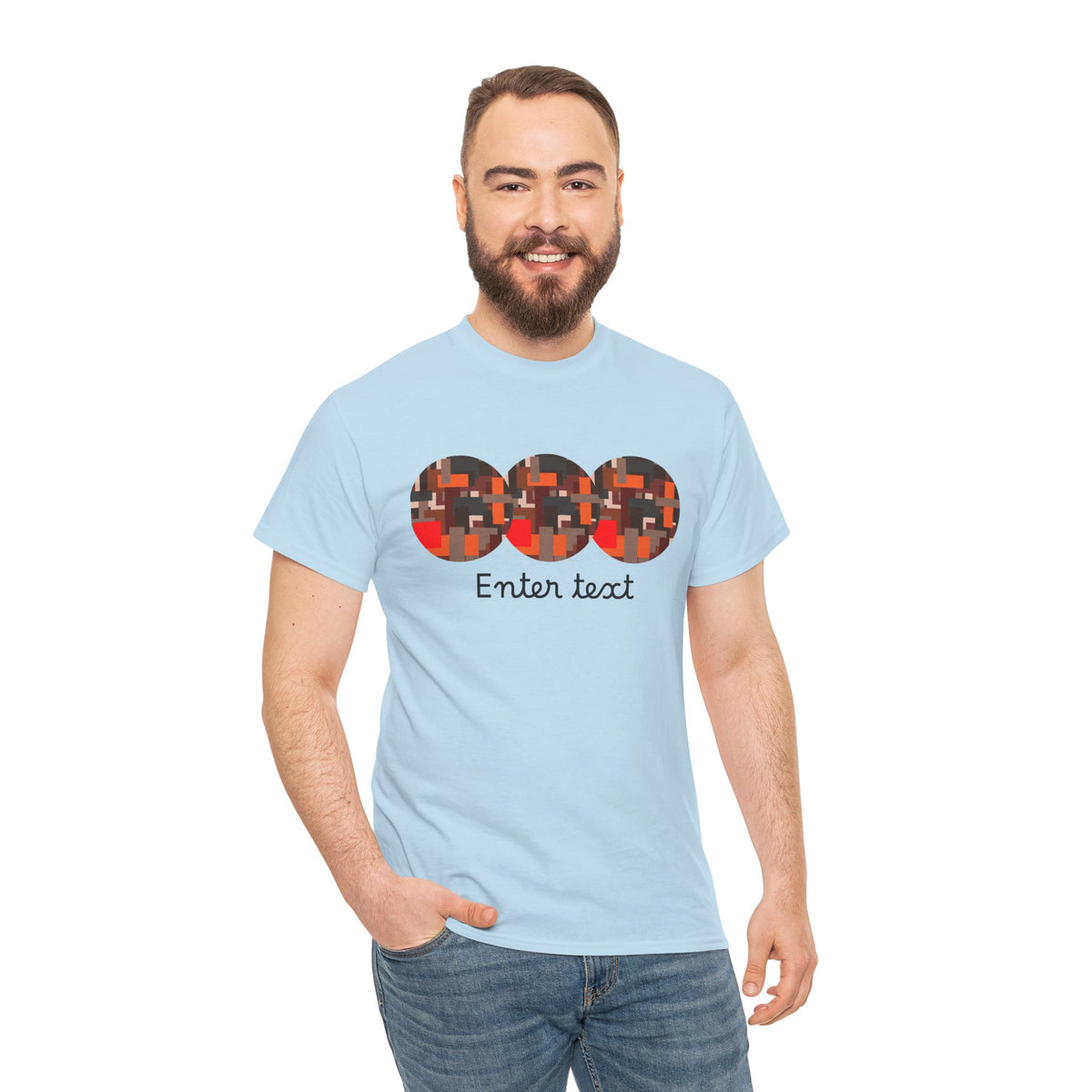 Circle Story — Geometric Graphic T-Shirt