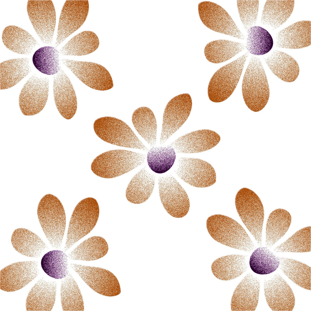 Petal Portal - Golden Grace Daisy Bloom pattern